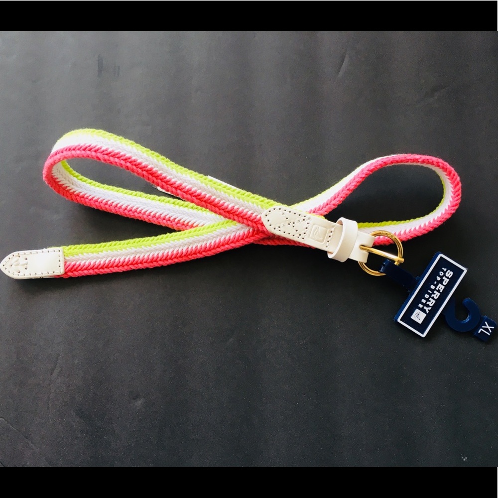 New! Girls Sperry Top Sider Belt, XL